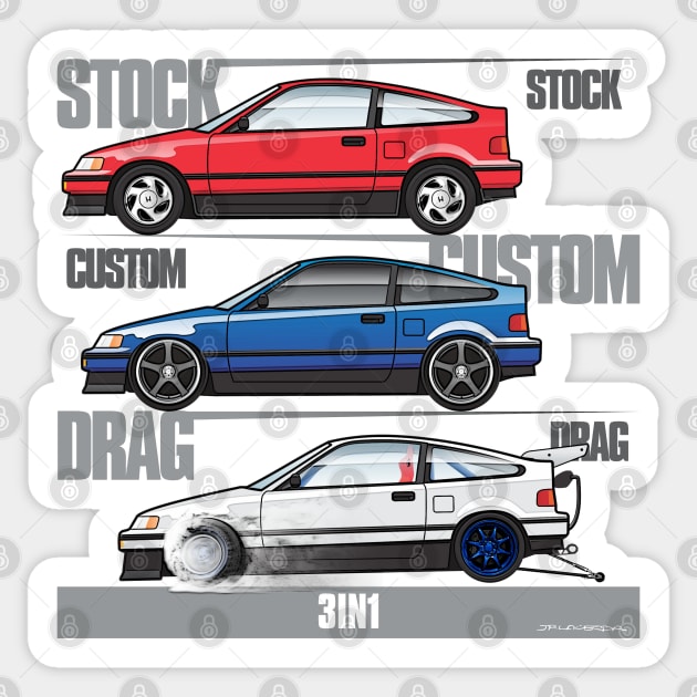 3in1 CRXs Sticker by JRCustoms44